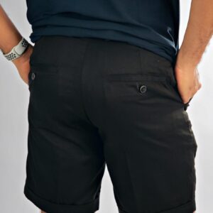 Black chinos shorts