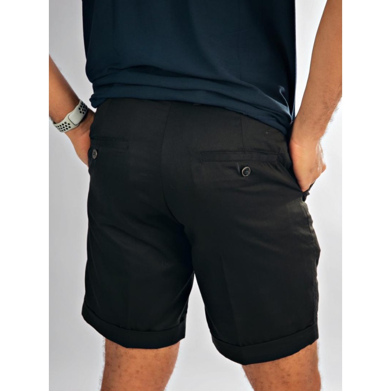 Black chinos shorts