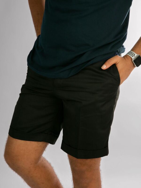 Black Chinos Shorts