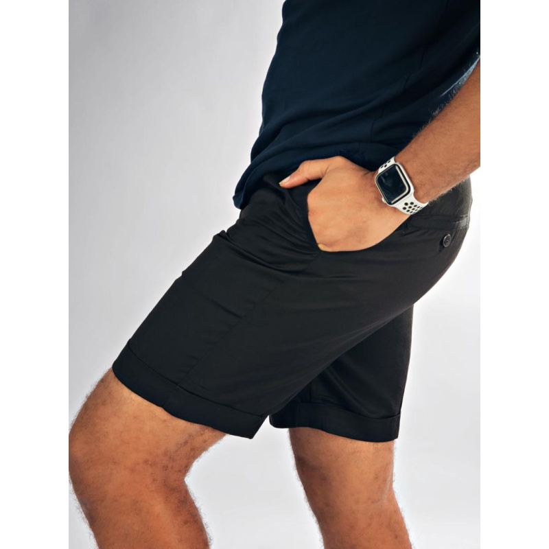 Black chinos shorts3