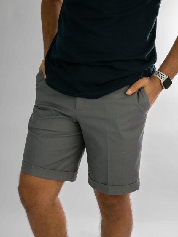 Dark Grey chinos shorts