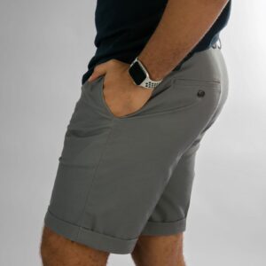 Grey chinos shorts2