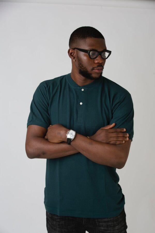 Green Henley Shirt (Medium only)