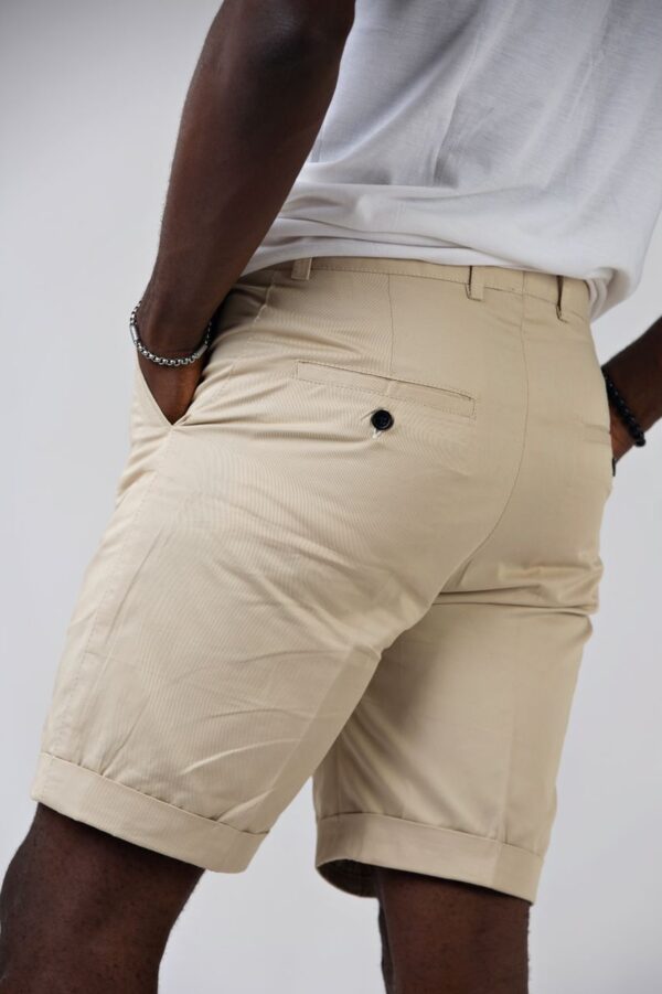 Beige Chinos Shorts