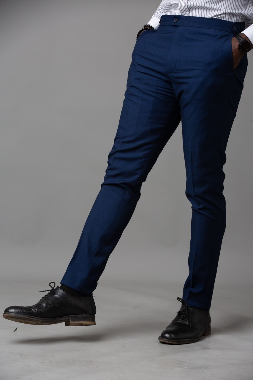 Buy Navy Blue Trousers & Pants for Men by JADE BLUE Online | Ajio.com-mncb.edu.vn