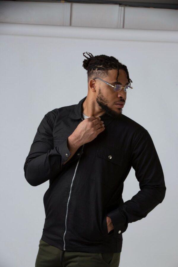 Charcoal Black Overshirt