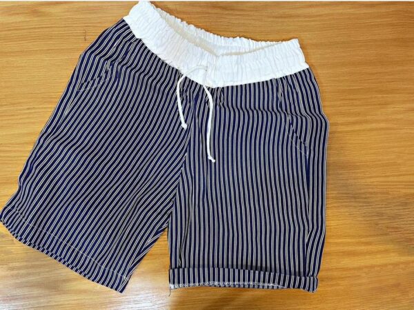 Blue Stripe Shorts ( XXL only)