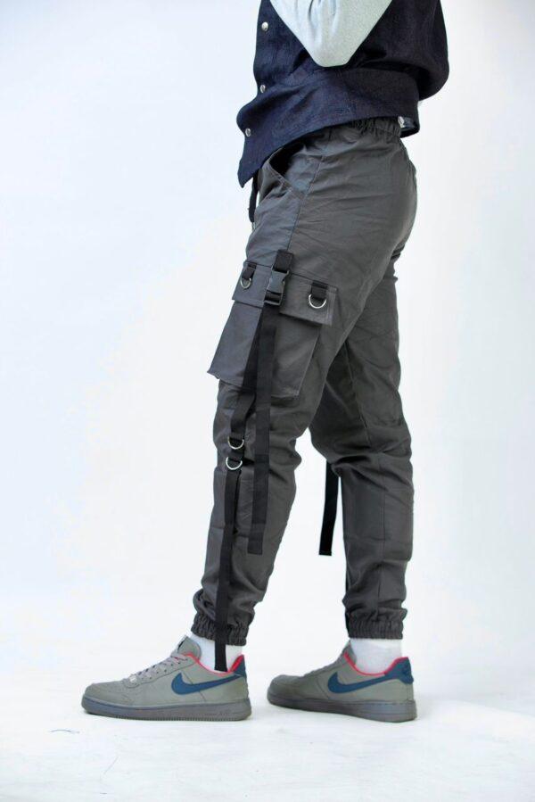 Grey Cargo Pants