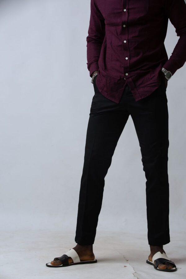 Black Chinos Trouser