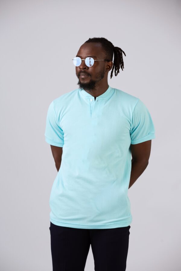 Teal Henley Shirt