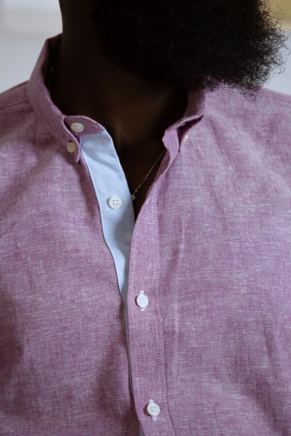 Peach Linen Shirt