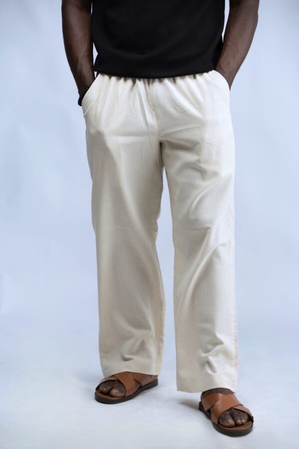 Tan + Linen Trouser
